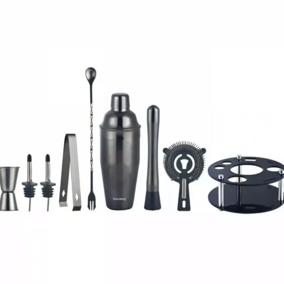 Bartenderset 9 delar Shaker KLAUSBERG KB-7581 grafit