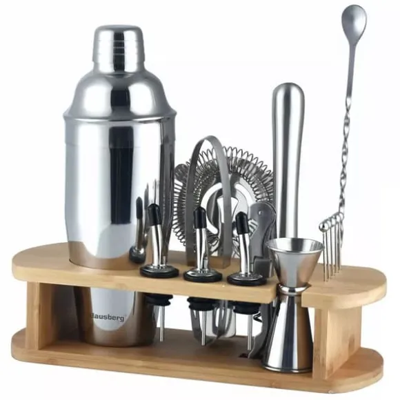 Bartenderset 16 delar Shaker KLAUSBERG KB-7582 silver
