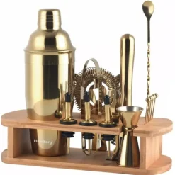 Bartenderset 16 delar Shaker KLAUSBERG KB-7583 guld
