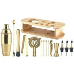 Bartenderset 16 delar Shaker KLAUSBERG KB-7583 guld