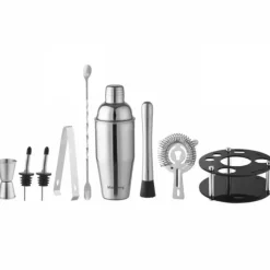 Bartenderset 9 delar Shaker KLAUSBERG KB-7580 silver