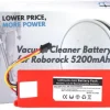 Batteri för Xiaomi Roborock T61 T65 T70 T71R 14.4V 5200mAh BRR-2P4S-5200D