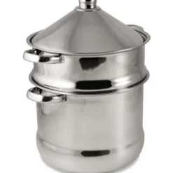 BAUMALU Couscousmaskin i rostfritt stål, tagine