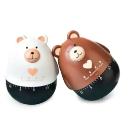 Bear Kökstimer Mekanisk Kökstimer Klocka Multifunktionella Härliga Köksredskap