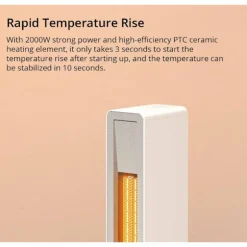 Begagnad Smartmi Smartvärmare (Xiaomi) - 70% som ny - 2000W - Appstyrd