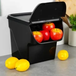 Behållare för grönsaker, frukt, lök, potatis, vitlök, köksförvaring