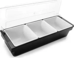 Behållare för kryddor och extra tillbehör - 4 fack