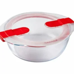 Behållare för matkonservering Pyrex Cook & Heat 1,1 L Transparent 3 Delar