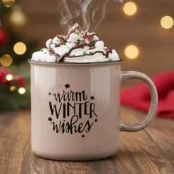 Beige keramikmugg XXL 700 ml