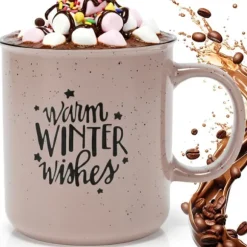 Beige keramikmugg XXL 700 ml