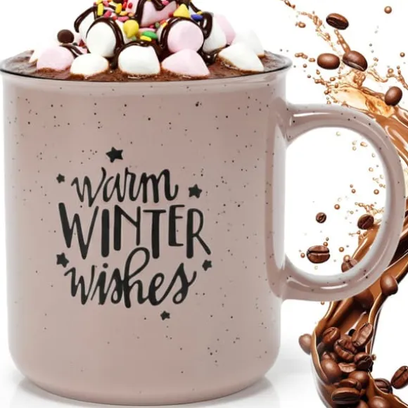 Beige keramikmugg XXL 700 ml