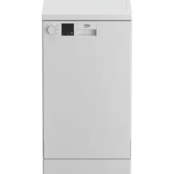 BEKO DVS05024W fristående diskmaskin - Standardmotor - 10 kuvert - L45cm - Vit - 49dB - Rostfri tank