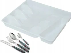 Bentom bestickslådansats 26 x 32 vit