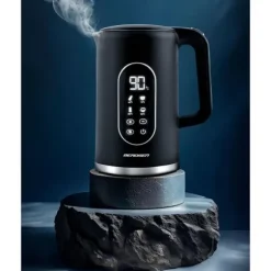 Berdsen BD-712 1,7l vattenkokare, svart och silver