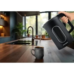 Berdsen BD-712 1,7l vattenkokare, svart och silver