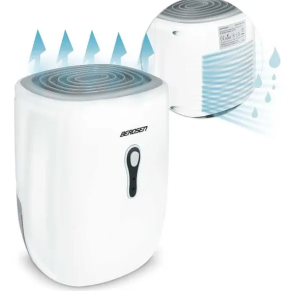 Berdsen BR-75B vit luftavfuktare - fuktabsorberande