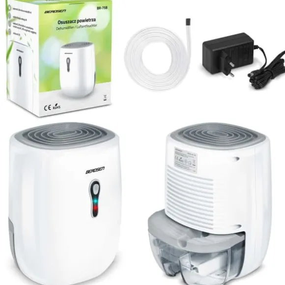 Berdsen BR-75B vit luftavfuktare - fuktabsorberande