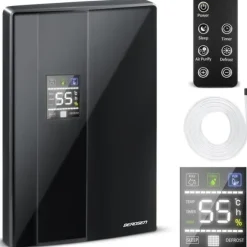 Berdsen BR-20D svart luftavfuktare - fuktabsorberande