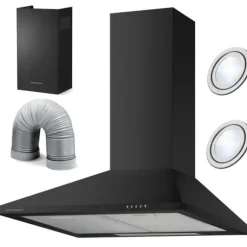 Berdsen BT-214 60 cm spiskåpa svart