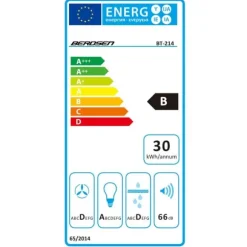 Berdsen BT-214 60 cm spiskåpa svart