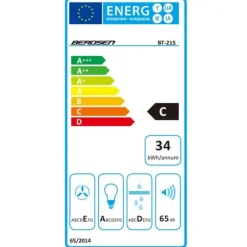Berdsen BT-215 60 cm spiskåpa svart