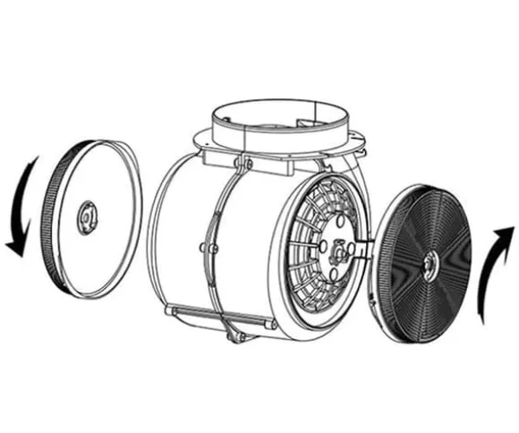 Berdsen Kolfilter Set för BT Köksfläktar - Förbättra Köksluftkvaliteten