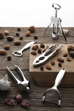 BergHOFF Nddeknkker - Zinklegering med dobbeltstrrelse rillede greb for nem skalning