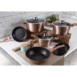 Berlinger Haus Granitgrytor BH-6161 Roséguld 17 delar