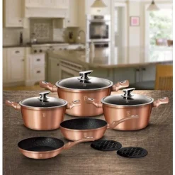 Berlinger Haus Granitgrytor BH-6161 Roséguld 17 delar