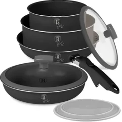 Berlinger Haus Grytset 9 delar Titan Antracit