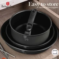 Berlinger Haus Grytset 9 delar Titan Antracit