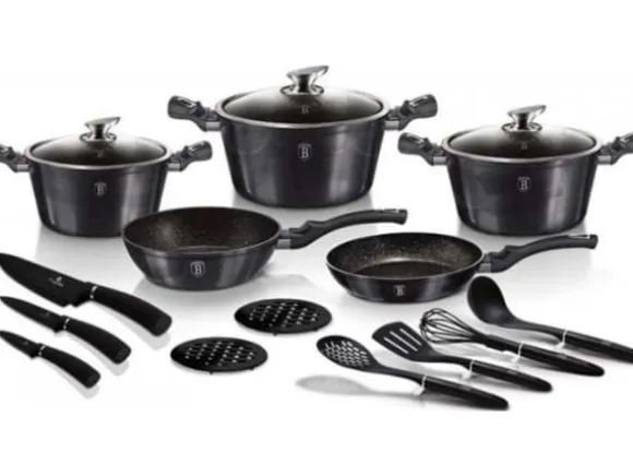 Berlinger Haus Lumarko Berlingerhaus Bh-6920 Carbon Pro Cookware Set