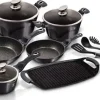 Berlinger Haus Lumarko Berlingerhaus Bh-6911 Carbon Pro Cookware Set!