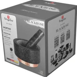 Berlinger Haus Mortel BH-8608 Granit Ø14cm Svart Ros