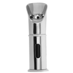 Beröringsfri infraröd sensorblandare, automatisk kran med vattenfallsutlopp för badrum och kök, svart