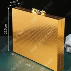 Bestick - TEKNISK RABATT - Set med 24 delar - Guld rostfritt stål - För 6 personer - Elegant