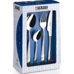 Bestick Monix M190974 Grå Metall Rostfritt stål 18/10