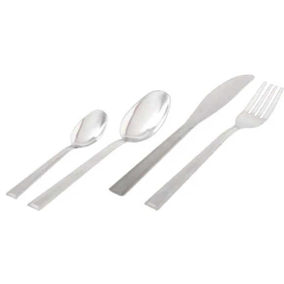 Bestick Set 24 Delar För 6 Personer . Rostfritt