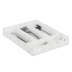 Bestickbricka, 4-fack, 4,5x26x36 cm