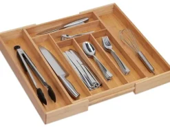 Bestickinsats / Lådinsats - 8 Fack - Bambu