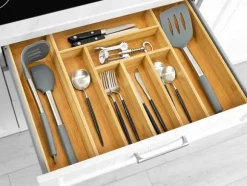 Bestickinsats / Lådinsats - 8 Fack - Bambu