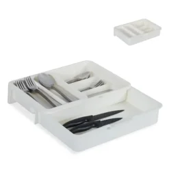 Besticklåda, Justerbar, 6x23,5x31,5 cm, Plast