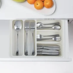 Besticklåda, Justerbar, 6x23,5x31,5 cm, Plast