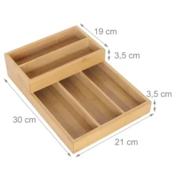 Besticklåda Set, 21x30x7 cm, Naturlig