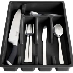 Besticklåda, svart, 36x25,5 cm