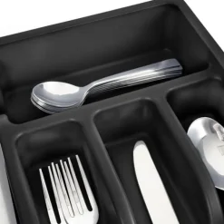 Besticklåda, svart, 36x25,5 cm