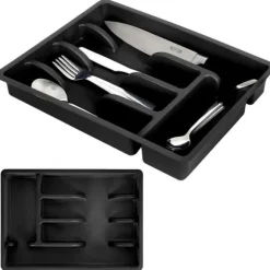 Besticklåda, svart, 36x25,5 cm