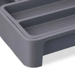 Besticklåda, 6,5x23,5x31,5 cm, Grå