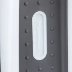 Besticklåda, 4.5x33x40 cm, Vit-Grå, Plast