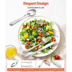 Bestickset, 45-delar rostfritt stål, tål diskmaskin, bordsservis